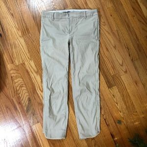 Marc Jacobs Beige Ankle Pants, with Strip detail